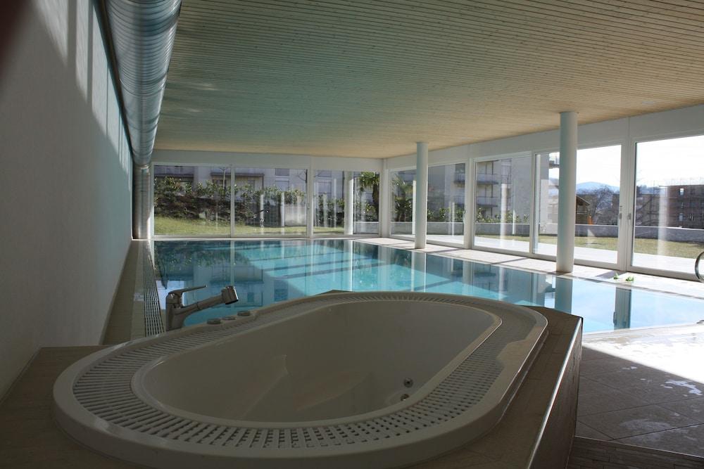 Indoor Swimming Pool, Sauna, Fitness, Private Gardens, Spacious Modern Apartment - Featured Image