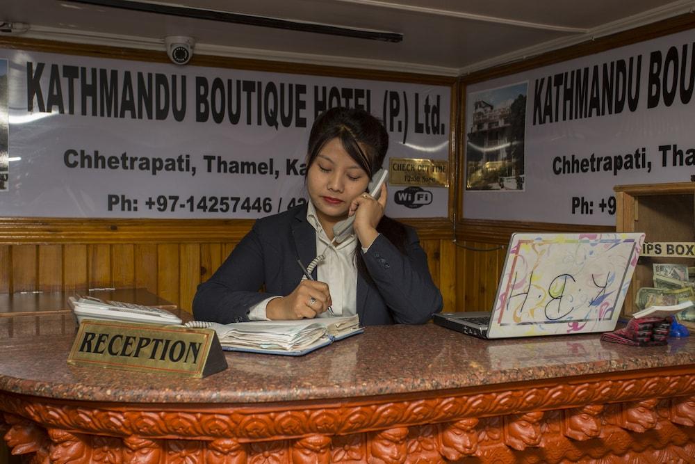 Kathmandu Boutique Hotel - Reception