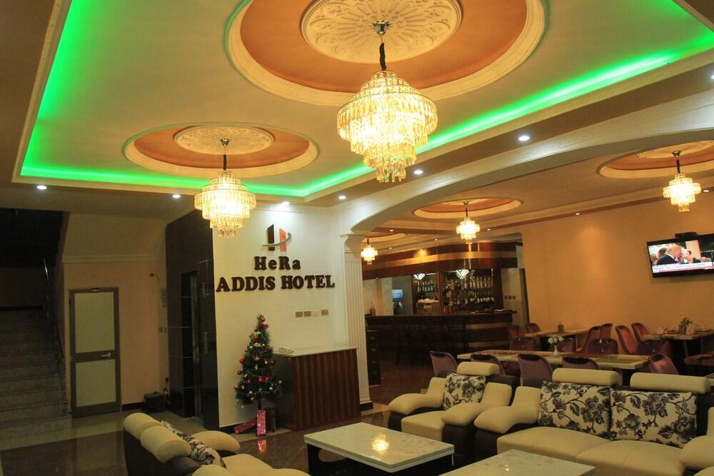 Hera Addis Hotel - Lobby Sitting Area