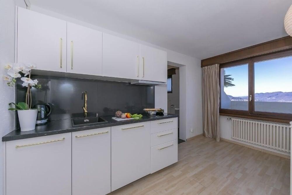Apartment Brè - Private kitchen