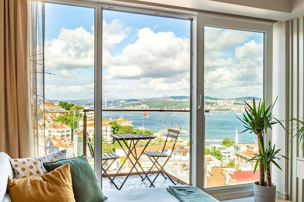 Central Apartment With Bosphorus View in Cihangir - Featured Image