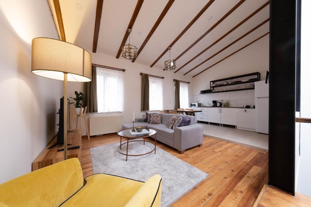 Penthouse in the Heart of Pera - Living Area